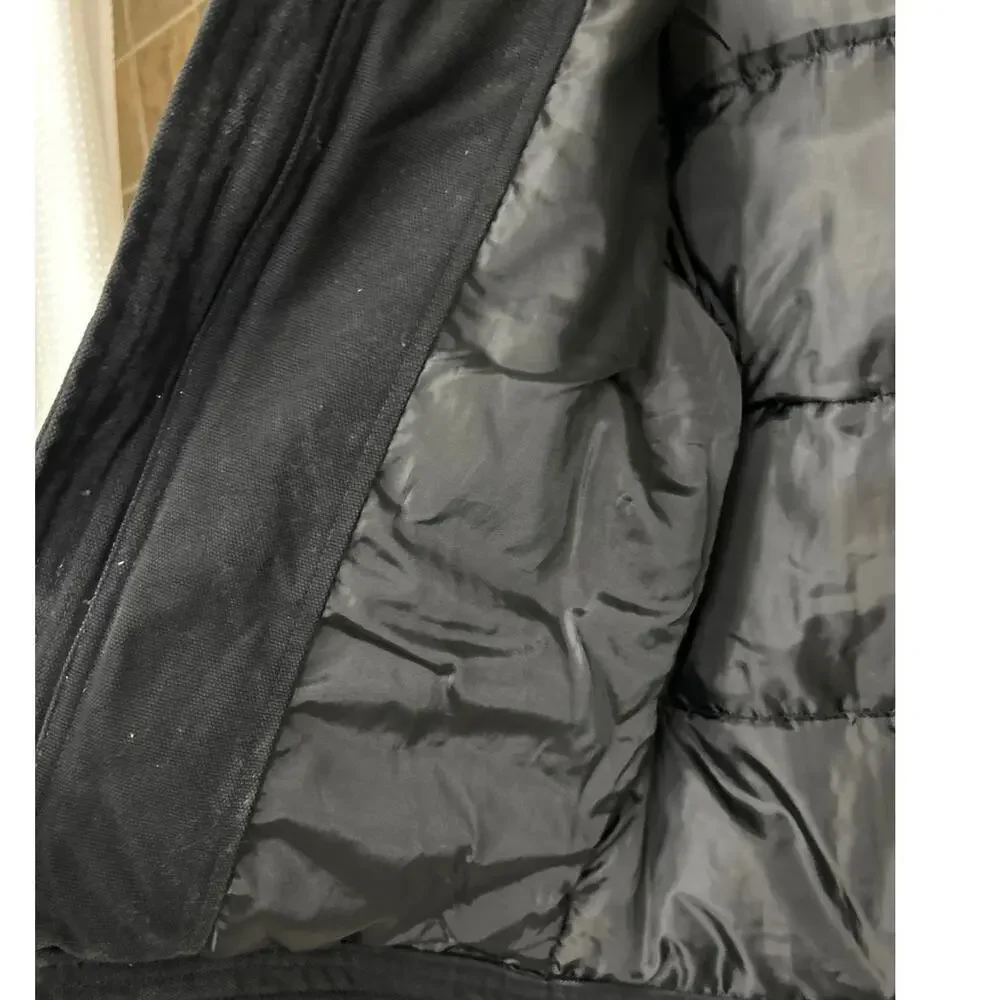 Dickies Mount Hope Sherpa Puffer Jacket Knit Black Women’s Small Cozy Winter - Picture 14 of 16